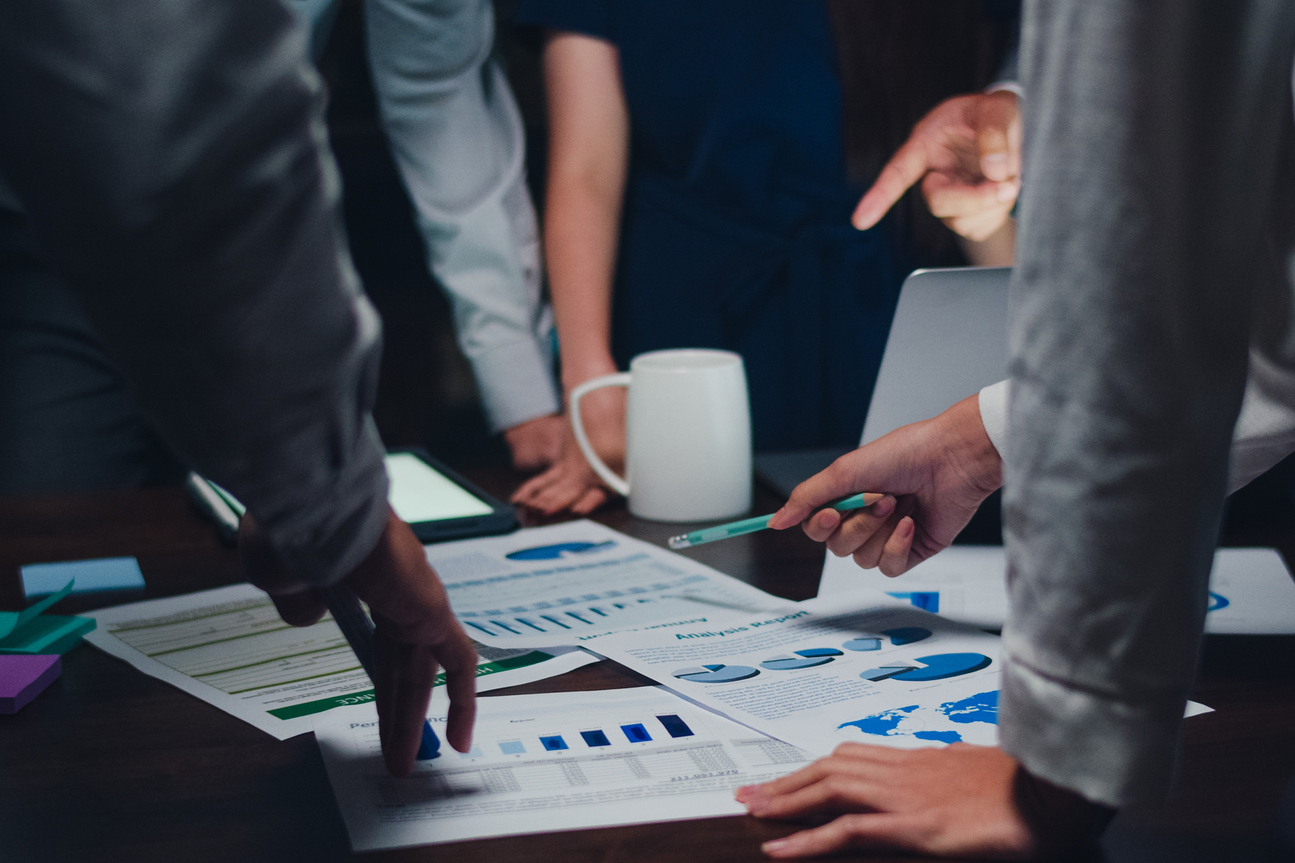 Limited Liability Company (llc) Business Concept, Person Hand Us